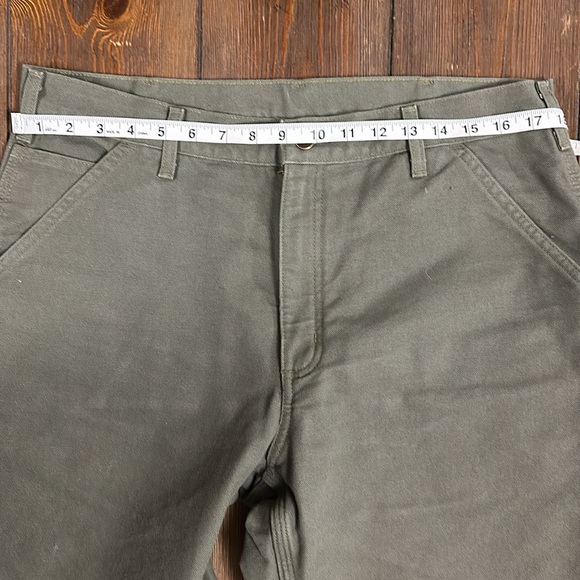 Carhartt Men’s Flannel Lined Dungarees Size 36X32 EUC - Picture 7 of 11